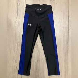 Under Armour Black and Blue Athletic Leggings